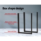 Mefunb 2x Coffee Dining Steel Table Legs 71x50CM Industrial Vintage Bench Metal Box Mefunb 2x Coffee Dining Steel Table Legs 71x50CM Industrial Vintage Bench Metal Box