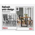 Mefunb 2x Coffee Dining Steel Table Legs 71x50CM Industrial Vintage Bench Metal Box Mefunb 2x Coffee Dining Steel Table Legs 71x50CM Industrial Vintage Bench Metal Box