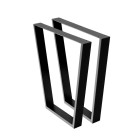 Mefunb 2x Coffee Dining Table Legs 71×65/40CM Industrial Vintage Bench Metal Trapezoid Mefunb 2x Coffee Dining Table Legs 71×65/40CM Industrial Vintage Bench Metal Trapezoid