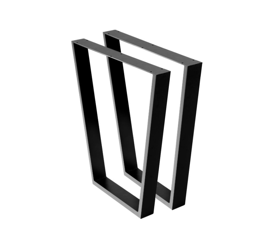 Mefunb 2x Coffee Dining Table Legs 71×65/40CM Industrial Vintage Bench Metal Trapezoid Mefunb 2x Coffee Dining Table Legs 71×65/40CM Industrial Vintage Bench Metal Trapezoid