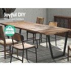 Mefunb 2x Coffee Dining Table Legs 71×65/40CM Industrial Vintage Bench Metal Trapezoid Mefunb 2x Coffee Dining Table Legs 71×65/40CM Industrial Vintage Bench Metal Trapezoid