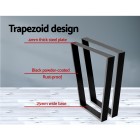 Mefunb 2x Coffee Dining Table Legs 71×65/40CM Industrial Vintage Bench Metal Trapezoid Mefunb 2x Coffee Dining Table Legs 71×65/40CM Industrial Vintage Bench Metal Trapezoid