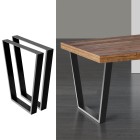 Mefunb 2x Coffee Dining Table Legs 71×65/40CM Industrial Vintage Bench Metal Trapezoid Mefunb 2x Coffee Dining Table Legs 71×65/40CM Industrial Vintage Bench Metal Trapezoid