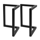 Mefunb 2x Coffee Dining Table Legs Steel Industrial Vintage Bench Metal 71CM Mefunb 2x Coffee Dining Table Legs Steel Industrial Vintage Bench Metal 71CM