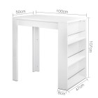 Mefunb 3 Level Storage Bar Table Mefunb 3 Level Storage Bar Table