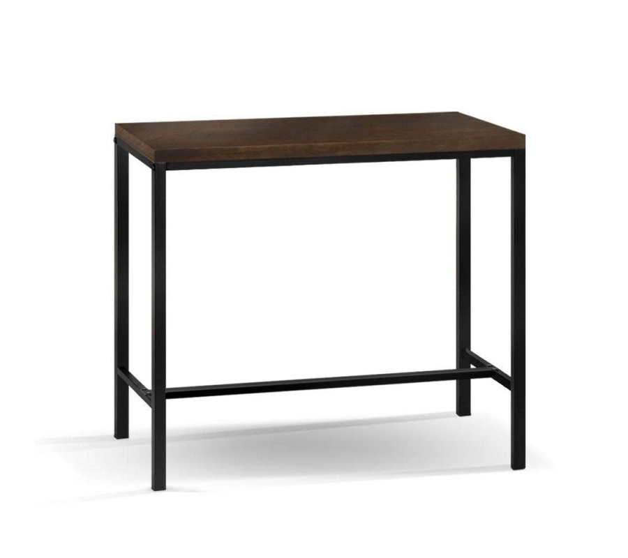 Mefunb Alex Bar Table – Dark Brown and Black Mefunb Alex Bar Table – Dark Brown and Black