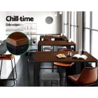 Mefunb Alex Bar Table – Dark Brown and Black Mefunb Alex Bar Table – Dark Brown and Black