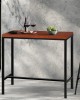 Mefunb Alex Bar Table – Walnut and Black