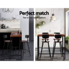Mefunb Alex Bar Table – Walnut and Black Mefunb Alex Bar Table – Walnut and Black