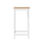 Mefunb Bar Table Ari Dining Desk High Solid Wood Kitchen Shelf Wooden White Cafe Mefunb Bar Table Ari Dining Desk High Solid Wood Kitchen Shelf Wooden White Cafe