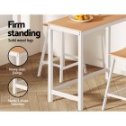 Mefunb Bar Table Ari Dining Desk High Solid Wood Kitchen Shelf Wooden White Cafe Mefunb Bar Table Ari Dining Desk High Solid Wood Kitchen Shelf Wooden White Cafe