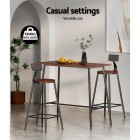 Mefunb Bar Table Industrial Dining Desk High Wood Kitchen Shelf Wooden Cafe Pub Mefunb Bar Table Industrial Dining Desk High Wood Kitchen Shelf Wooden Cafe Pub
