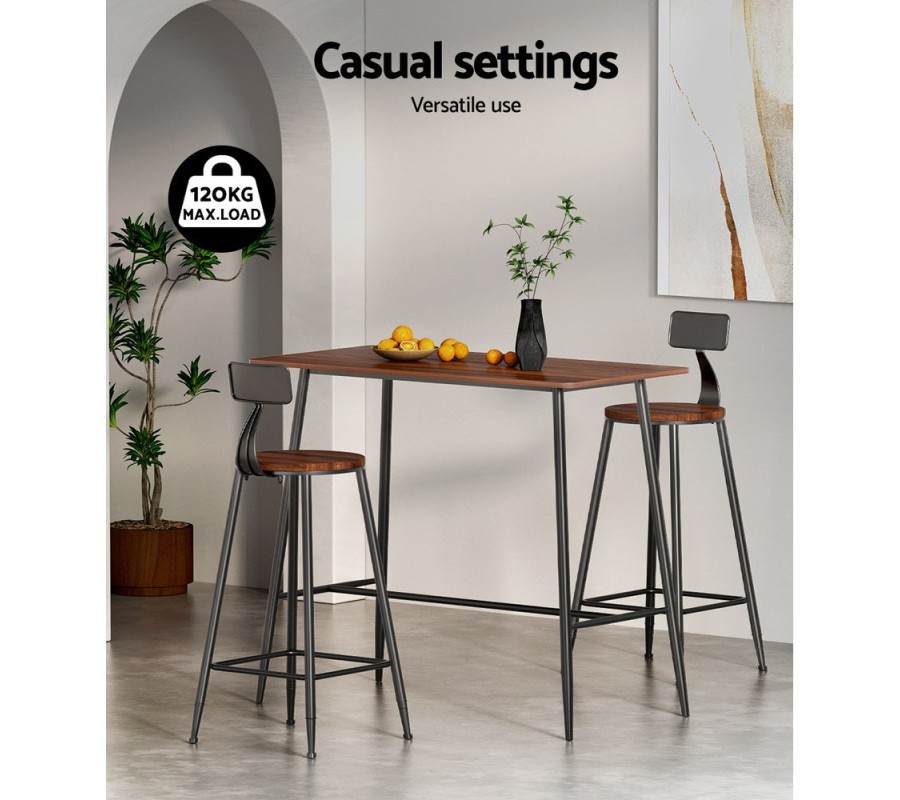 Mefunb Bar Table Industrial Dining Desk High Wood Kitchen Shelf Wooden Cafe Pub Mefunb Bar Table Industrial Dining Desk High Wood Kitchen Shelf Wooden Cafe Pub