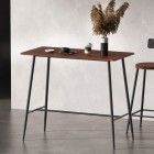 Mefunb Bar Table Industrial Dining Desk High Wood Kitchen Shelf Wooden Cafe Pub Mefunb Bar Table Industrial Dining Desk High Wood Kitchen Shelf Wooden Cafe Pub