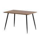 Mefunb Dining Table 4 Seater Kitchen Cafe Wooden Table Rectangular 120CM Mefunb Dining Table 4 Seater Kitchen Cafe Wooden Table Rectangular 120CM