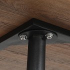 Mefunb Dining Table 4 Seater Kitchen Cafe Wooden Table Rectangular 120CM Mefunb Dining Table 4 Seater Kitchen Cafe Wooden Table Rectangular 120CM