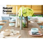 Mefunb Dining Table 4 Seater Wooden Kitchen Tables Oak 120cm Cafe Restaurant Mefunb Dining Table 4 Seater Wooden Kitchen Tables Oak 120cm Cafe Restaurant