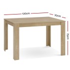 Mefunb Dining Table 4 Seater Wooden Kitchen Tables Oak 120cm Cafe Restaurant Mefunb Dining Table 4 Seater Wooden Kitchen Tables Oak 120cm Cafe Restaurant