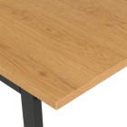 Mefunb Dining Table 6 Seater Kitchen Cafe Rectangular Wooden Table 150CM Mefunb Dining Table 6 Seater Kitchen Cafe Rectangular Wooden Table 150CM