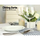 Mefunb Dining Table Round 4 Seater Replica Tables Cafe Timber White 90cm Mefunb Dining Table Round 4 Seater Replica Tables Cafe Timber White 90cm
