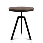 Mefunb Ferrum Adjustable Bar Table – Dark Brown and Black Mefunb Ferrum Adjustable Bar Table – Dark Brown and Black