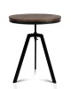 Mefunb Ferrum Adjustable Bar Table – Dark Brown and Black