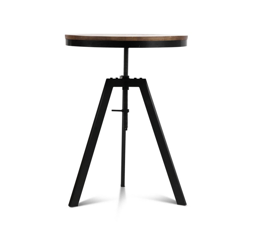 Mefunb Ferrum Adjustable Bar Table – Dark Brown and Black Mefunb Ferrum Adjustable Bar Table – Dark Brown and Black