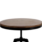 Mefunb Ferrum Adjustable Bar Table – Dark Brown and Black Mefunb Ferrum Adjustable Bar Table – Dark Brown and Black