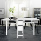 Mefunb Gateleg Dining Table – White Mefunb Gateleg Dining Table – White