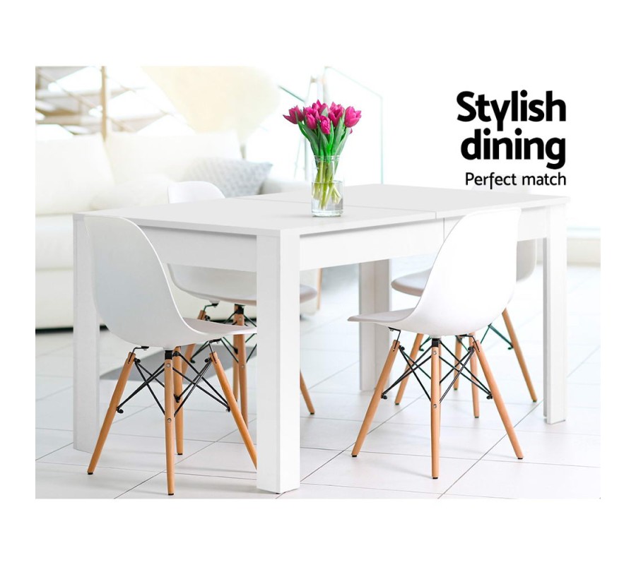 Mefunb Natu 120cm Dining Table – White Mefunb Natu 120cm Dining Table – White