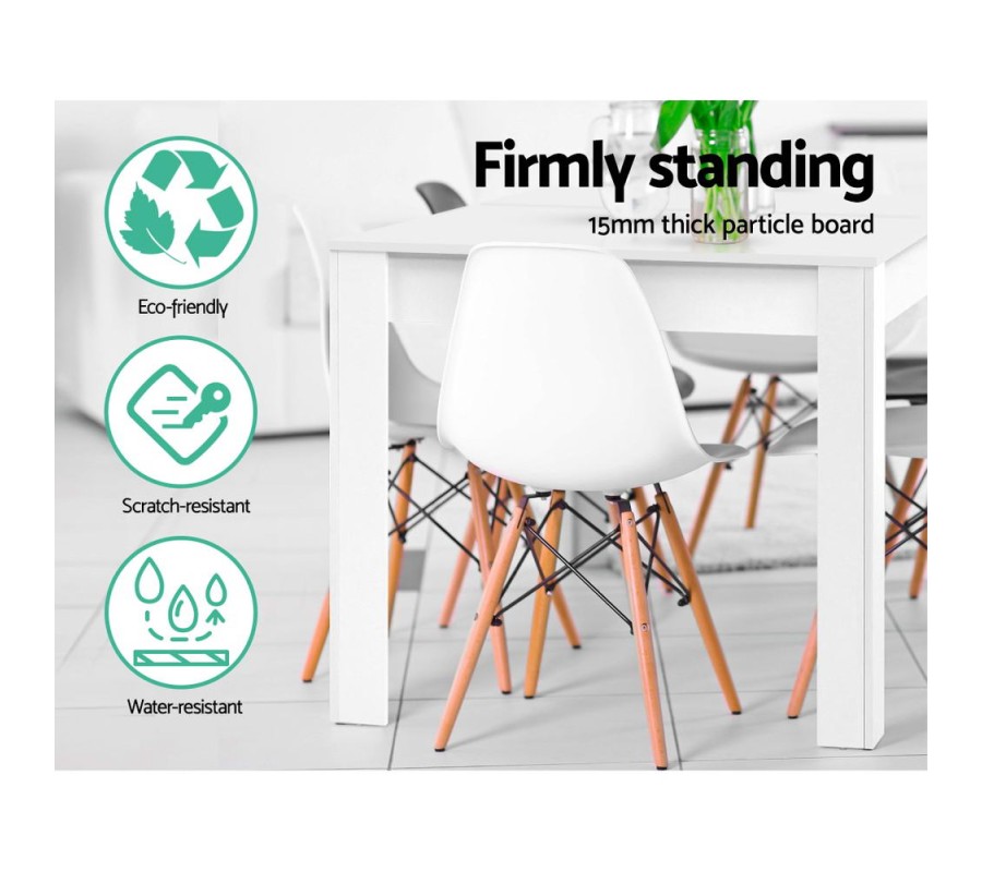 Mefunb Natu 120cm Dining Table – White Mefunb Natu 120cm Dining Table – White