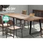 Mefunb Set of 2 Coffee Dining Table Legs Industrial Vintage Bench Metal Trapezoid 71CM Mefunb Set of 2 Coffee Dining Table Legs Industrial Vintage Bench Metal Trapezoid 71CM