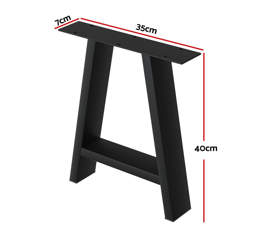 Mefunb Set of 2 Table Legs Coffee Dining Table Legs DIY Metal Leg 40X30cm Mefunb Set of 2 Table Legs Coffee Dining Table Legs DIY Metal Leg 40X30cm