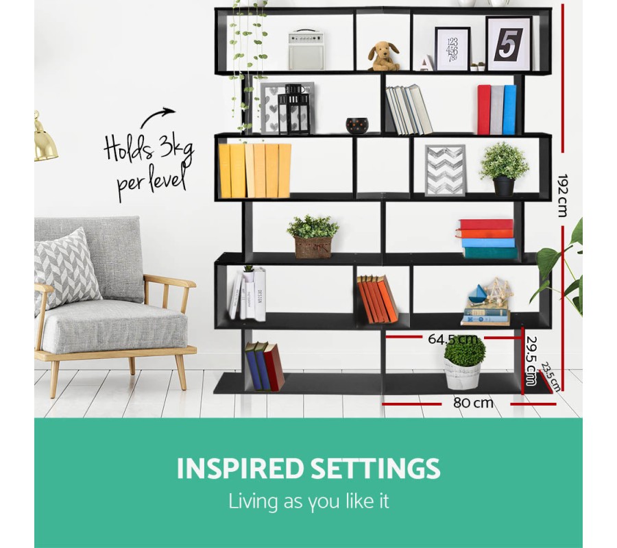 6 Tier Display Shelf – Black 6 Tier Display Shelf – Black