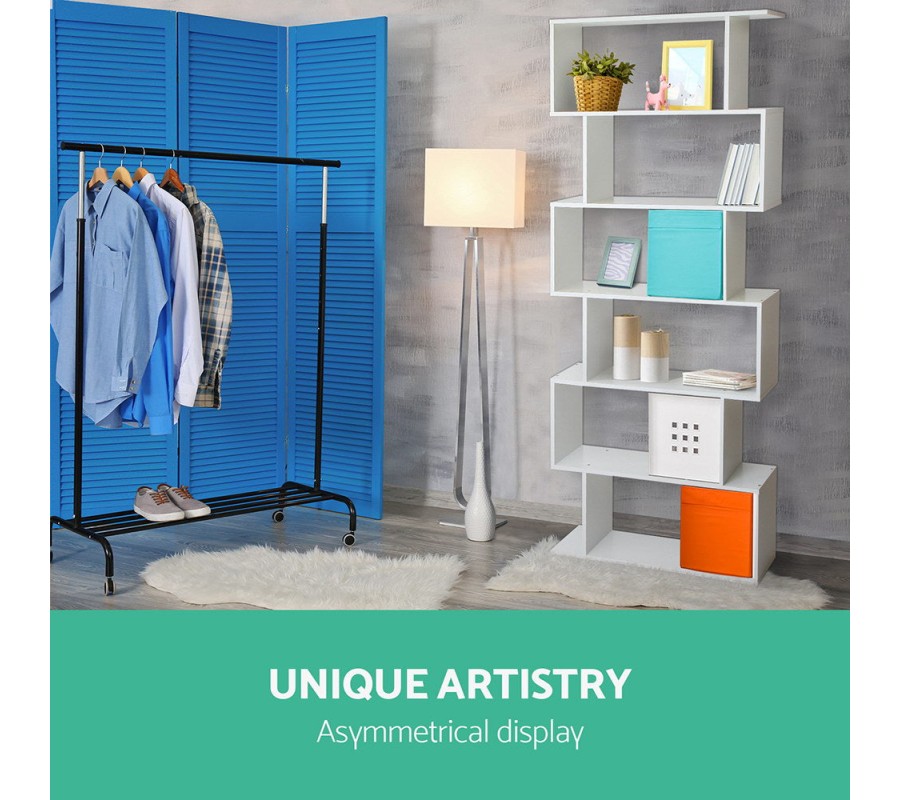 6 Tier Display Shelf – White 6 Tier Display Shelf – White