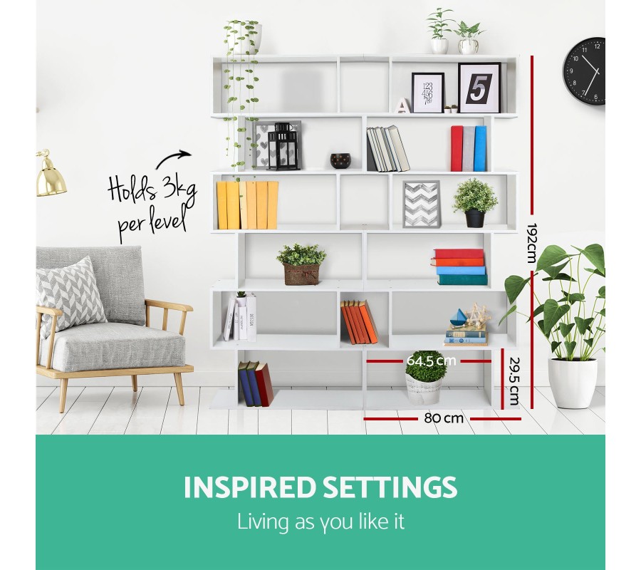 6 Tier Display Shelf – White 6 Tier Display Shelf – White