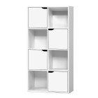 Display Shelf 8 Cube Storage 4 Door Cabinet Organiser Bookshelf Unit White Display Shelf 8 Cube Storage 4 Door Cabinet Organiser Bookshelf Unit White