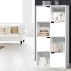 Display Shelf 8 Cube Storage 4 Door Cabinet Organiser Bookshelf Unit White Display Shelf 8 Cube Storage 4 Door Cabinet Organiser Bookshelf Unit White
