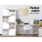 Display Shelf 8 Cube Storage 4 Door Cabinet Organiser Bookshelf Unit White Display Shelf 8 Cube Storage 4 Door Cabinet Organiser Bookshelf Unit White