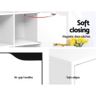 Display Shelf 8 Cube Storage 4 Door Cabinet Organiser Bookshelf Unit White Display Shelf 8 Cube Storage 4 Door Cabinet Organiser Bookshelf Unit White