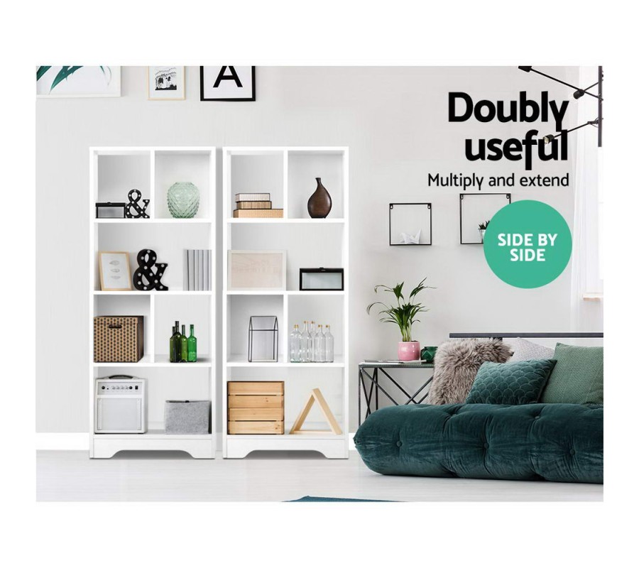 Display Shelf Bookcase Storage Cabinet Bookshelf Bookcase Home Office White Display Shelf Bookcase Storage Cabinet Bookshelf Bookcase Home Office White