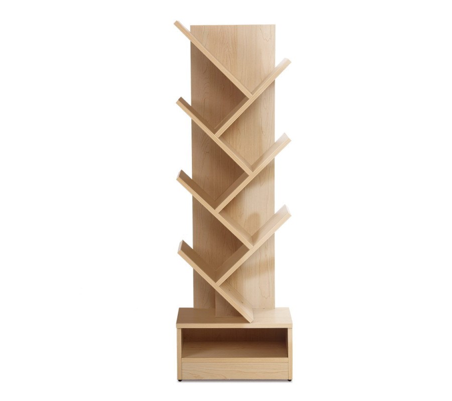 Display Shelf 7-Shelf Tree Bookshelf Book Storage Rack Bookcase Natural Display Shelf 7-Shelf Tree Bookshelf Book Storage Rack Bookcase Natural