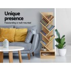 Display Shelf 7-Shelf Tree Bookshelf Book Storage Rack Bookcase Natural Display Shelf 7-Shelf Tree Bookshelf Book Storage Rack Bookcase Natural