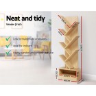 Display Shelf 7-Shelf Tree Bookshelf Book Storage Rack Bookcase Natural Display Shelf 7-Shelf Tree Bookshelf Book Storage Rack Bookcase Natural