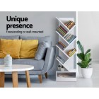Display Shelf 7-Shelf Tree Bookshelf Book Storage Rack Bookcase White Display Shelf 7-Shelf Tree Bookshelf Book Storage Rack Bookcase White