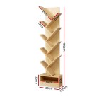 Display Shelf 9-Shelf Tree Bookshelf Book Storage Rack Bookcase Natural Display Shelf 9-Shelf Tree Bookshelf Book Storage Rack Bookcase Natural