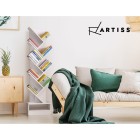 Display Shelf 9-Shelf Tree Bookshelf Book Storage Rack Bookcase White Display Shelf 9-Shelf Tree Bookshelf Book Storage Rack Bookcase White