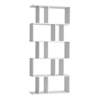 5 Tier Bookshelf Display Shelf CD Cabinet Bookcase Stand Storage White 5 Tier Bookshelf Display Shelf CD Cabinet Bookcase Stand Storage White