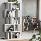 5 Tier Bookshelf Display Shelf CD Cabinet Bookcase Stand Storage White 5 Tier Bookshelf Display Shelf CD Cabinet Bookcase Stand Storage White