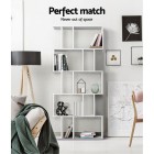 5 Tier Bookshelf Display Shelf CD Cabinet Bookcase Stand Storage White 5 Tier Bookshelf Display Shelf CD Cabinet Bookcase Stand Storage White